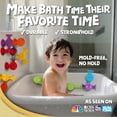 thumbnail image 2 of Juguetes de baño con succión BUNMO Smooth, paquete de 24 para niños mayores de 3 años, 2 of 7