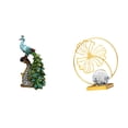 thumbnail image 1 of Figura de escritorio de , estatua de hoja, estante de hierro, obra de arte, figura decorativa creativa, adecuada para decoración del hogar, o, 1 of 8
