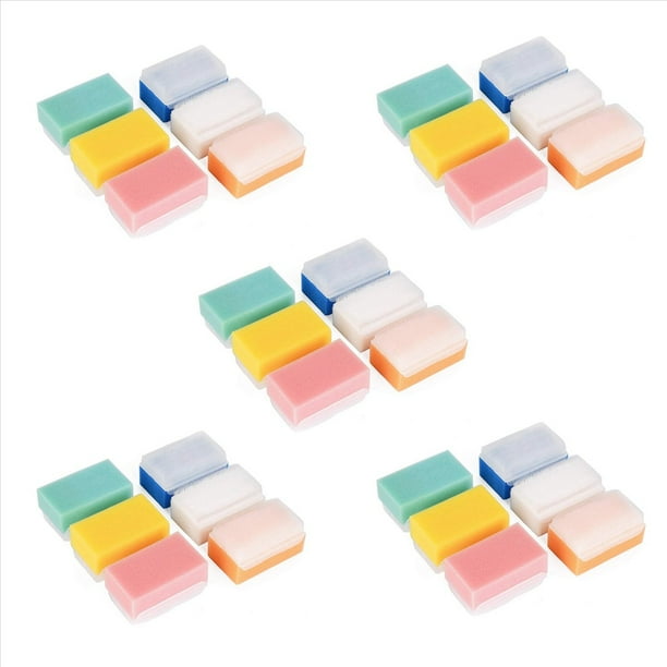Esponja de Baño para Bebé (30 Piezas)Arandela de Espuma Suave con Tapa de Cuna,Cabello Y Cuero Cabelludo Limpio Suave Cepillo Sensorial para Baño Cepillo de Esponja Color Aleatorio