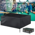 thumbnail image 3 of ShenMo Billiard Table Cover, Black 8 Ft Full Cover Protection Billiard Cover, Waterproof Ripstop Furniture Cover Billiard Table Protection Waterproof Cover, 3 of 5