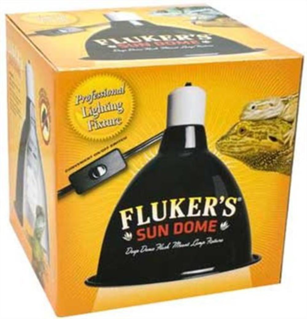 5.5" Deep Dome Fixture Fluker'S Mini Sun Dome Reptile Lamp 