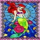 thumbnail image 2 of (A3633) Serie Dibujos Animados Sirena Ariel Llena Diamantes Resina 30*40CM, 2 of 9