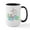 White/Black Inside, variant on CafePress - Bunny With Easter Egg Large Mug - 15 oz Ceramic Large White Novelty Mug