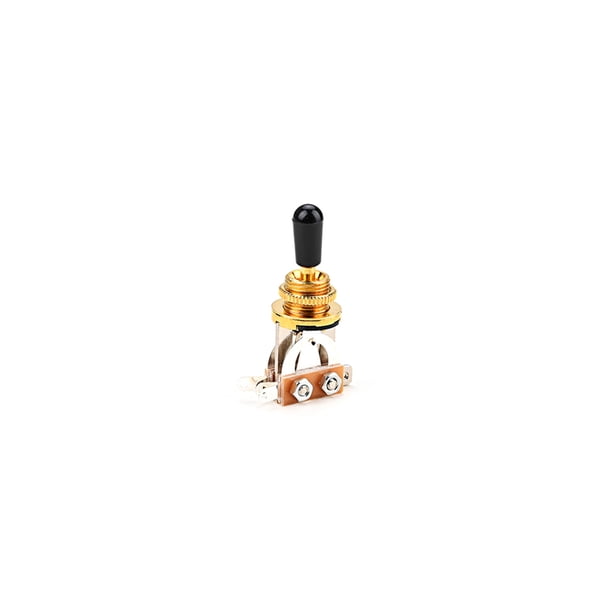 Soidarity Interruptor de palanca de guitarra eléctrica de Metal, instrumento de cuerda portátil de bajo ruido, interruptores de 3 vías, accesorios de Accesorios para instrumentos musicales Soidarity OD025546-00