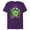 Purple, variant on Marvel We Are Groot Hulk We Are Incredible - Short Sleeve Blended T-Shirt for Adults - Customized-Ocean Blue