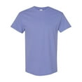 thumbnail image 5 of Gildan Short Sleeve T-Shirt for Men, Heavy Cotton Crewneck Classic Shirt, Violet Tee, 4XL, 5 of 5