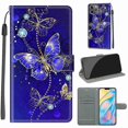 thumbnail image 1 of Compatible avec iPhone 12 Pro Max Étui Mobile Papillon Bleu, 1 of 5