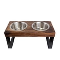 thumbnail image 1 of One Paw, Bamboo Wood & Stainless Steel Dog Dinner with Non-Slip Bottom, 355ml (12 oz), 1 of 7