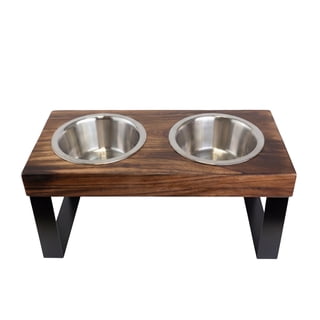 Rosewood Gamelle surélevée en Bois pour Chiens et Chats de Petite et Moyenne Taille avec Un