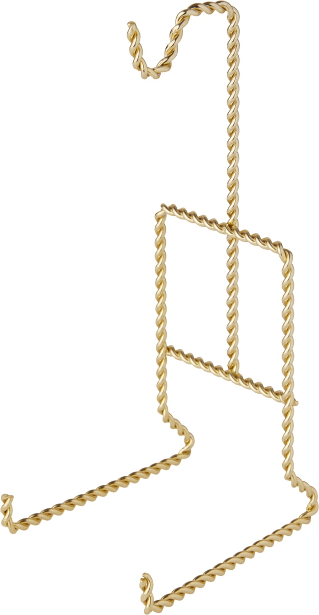 Bard's Satin Gold-toned Metal Easel 7.25" H x 4" W x 4.5" D 