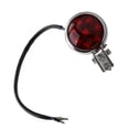 thumbnail image 1 of koolsoo Motorcycle Chrome LED Stop Tail Light for Custom Streefighter Bobber -Red, 1 of 9
