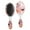 Pastel Halloween Pattern, variant on White Halloween Jack Hair Brush,Girls Detangling Hair Brush,Glide Through Tangles with Ease for Wet & Dry Hair,8.8"X2.8"