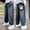 Z09-Blue, variant on Boys Baggy Jeans Size 18-20 Elastic Waist Pull on Baggy Demin Jeans Relaxed Fit Stretchy Soft Trousers Streetwear Back To School