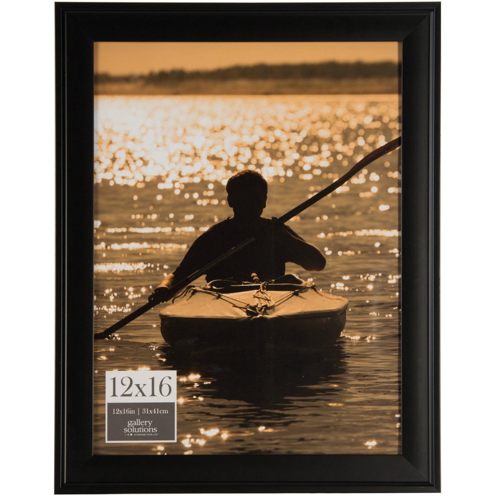 Gallery Solutions 12x16 Black Photo Frame