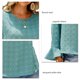 thumbnail image 5 of Blusas de trabajo de manga larga Casual cuello redondo acampanado Jacquard Polka Dots Top de trabajo para mujeres, 5 of 6