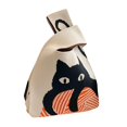 thumbnail image 5 of Women's Knit Tote Bag Casual Bucket Bag Hobo Bag for Autumn Vacation Outdoor, 5 of 8