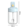 thumbnail image 3 of FHBVT Kitchen Seasoning Containers, Glass Spice Jars with Sealed Lid and Spoon, Transparent Storage Box for Spices, Herbs, Sugar, Pepper, and More, Ideal for Kitchen Organization, 3 of 8