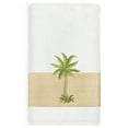 thumbnail image 2 of Authentic Hotel and Spa  Turkish Cotton Palm Tree Embroidered White Bath Towels (Set of 4), 2 of 3