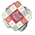 thumbnail image 2 of Brazilian Longhair Cat Love Foam Coaster Set of 4 Red, 2 of 4