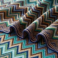 thumbnail image 6 of Battilo Boho Throw Blanket,Soft Cozy Knit Teal Sofa Blanket,Lightweight Blue Afghan Blanket,50"x80", 6 of 7