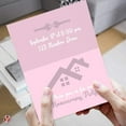 thumbnail image 2 of Bright Color Folding Greeting Cards | 5” x 7” Inches When Folded in Half | 50 Sheets Per Pack | Ultra Pink, 2 of 4