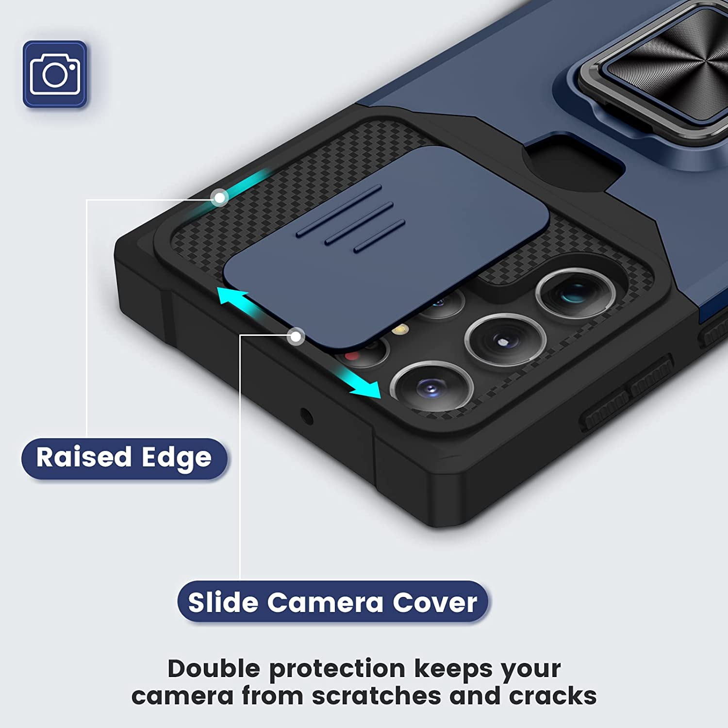  Stand Case Compatible for General Mobile Gm 22 Pro