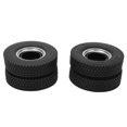 thumbnail image 3 of 2pcs RC Rear Tires Strong Cushioning Performance Remote Control Car Accessories for 1/14 Trailer Truck, 3 of 11
