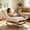Corduroy White, variant on Timbernest Rocking Chair Teddy, 27" High Backrest Modern Accent Chair, Glider Rocker for Living Room, White