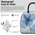 thumbnail image 3 of Obrewu Blue Pioneer Flower Lunch Bag for Adult, Insulated, Leakproof, Oxford Cloth, 3 of 7