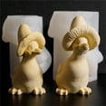 thumbnail image 6 of Mushroom Duck Statue Silicone Molds for Handmade Candle Soap Home Decoration, 6 of 10