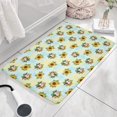 thumbnail image 3 of Blue Highland Cow Sunflower Flannel Non Slip Door Rugs,Washable Door Mats Indoor,Decorative Door Mats,Dirt-Resistant and Absorbent Doormat for Entrance,Bedroom,Kitchen,Bathroom,23.5"x16", 3 of 5