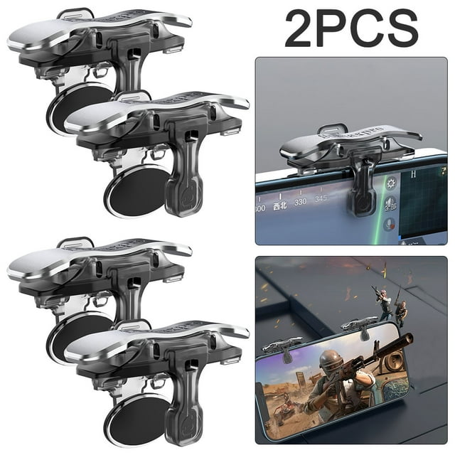 WDOplteas 2 Pares Disparadores Juego para Controlador PUBG Botón Mando Tiradores