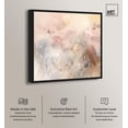 thumbnail image 2 of Smeared Codex (V) Canvas Minimalist Abstracts by Art Remedy, Black Frame, 30" x 30", 2 of 7