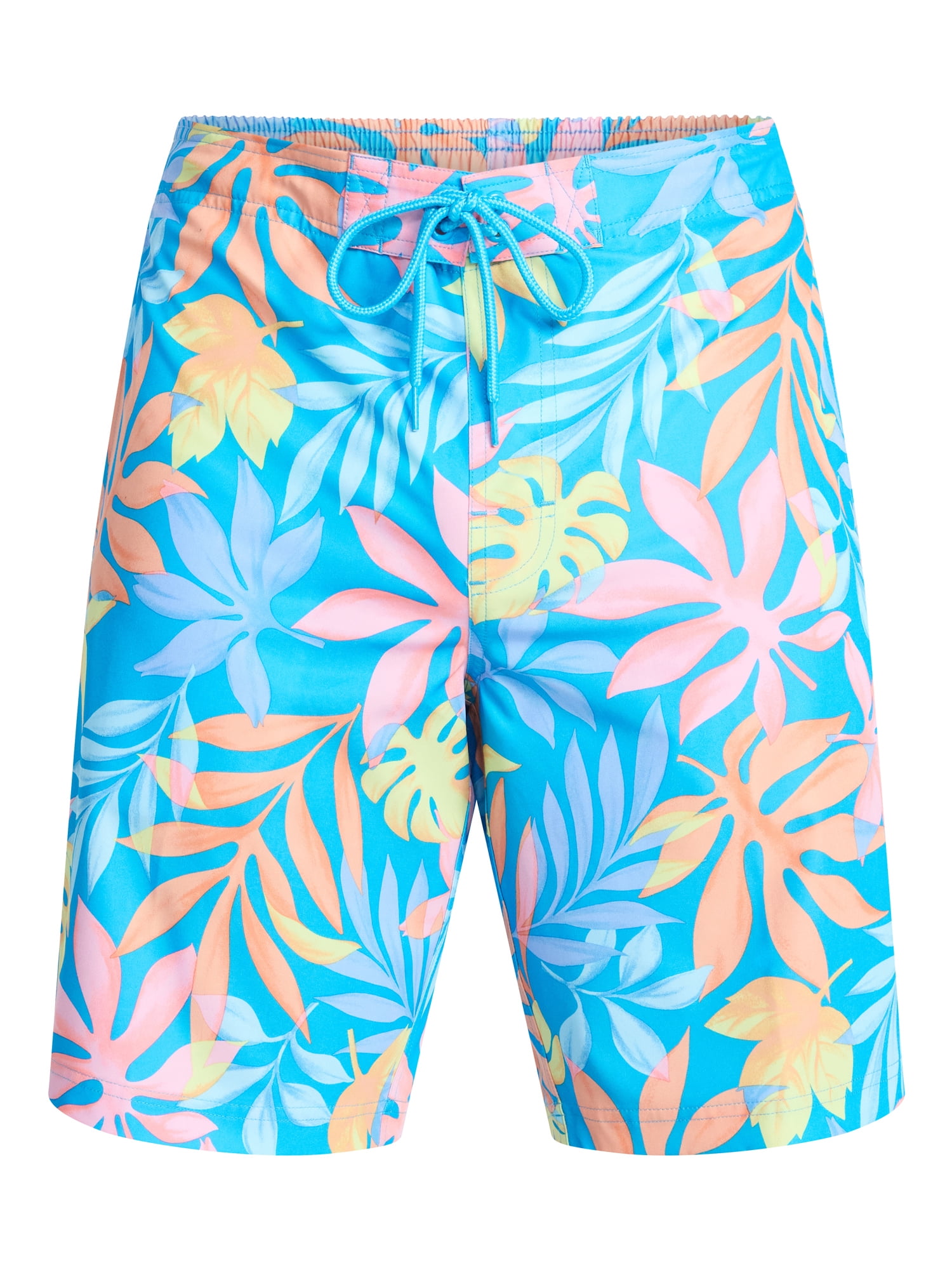 George Men's and Big Men's E-Board Swim Trunks with UPF 50+, 9" Inseam, Sizes S-3XL