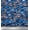 Medium Blue, variant on Soimoi Cotton Duck Fabric Diagonal Stripe & Cat Face Animal Print Fabric by the Yard 42 Inch Wide