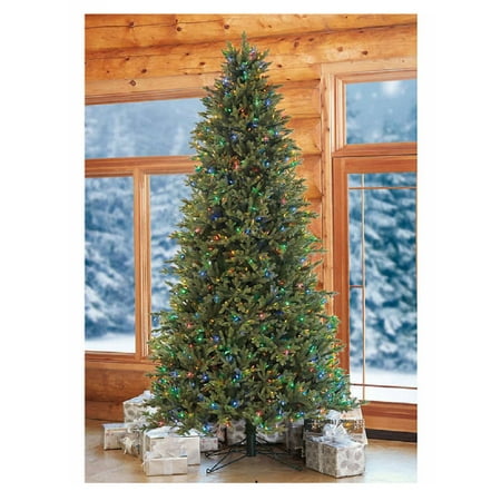 7.5' Artificial Pre-Lit LED Christmas Tree