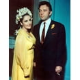 thumbnail image 2 of Hollywood Photo Archive 19x24 White Modern Wood Framed Museum Art Print Titled - Elizabeth Taylor and Richard Burton, 2 of 4