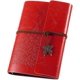 thumbnail image 1 of Cuaderno de cuero, diario de escritura vintage recargable, bonito diario de viaje para escribir con 160 páginas en blanco (a6, rojo), 1 of 4