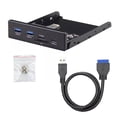 thumbnail image 1 of NATEFEMIN Compact Front Panel for PCs, Combines USB 3.0, Type-C, & Micro SD/TF Reader for Data Management, 1 of 2