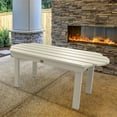 thumbnail image 2 of Classic Westport Conversation/Coffee Table - 45" L x 18" W x 17" H, Outdoor, Eco-friendly, Synthetic Wood, 2 of 4