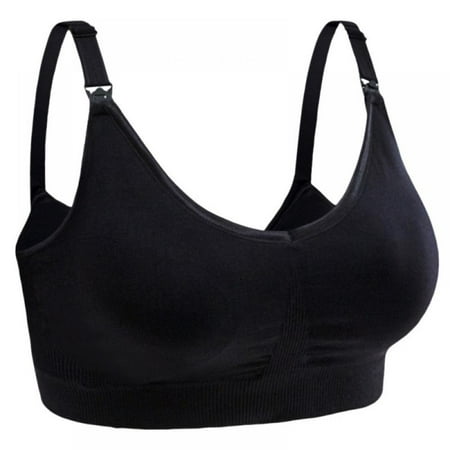 

Excellent Nursing Bra with Padding S-XL Super Soft Maternity Breastfeeding Bra for Pregnant Tummy