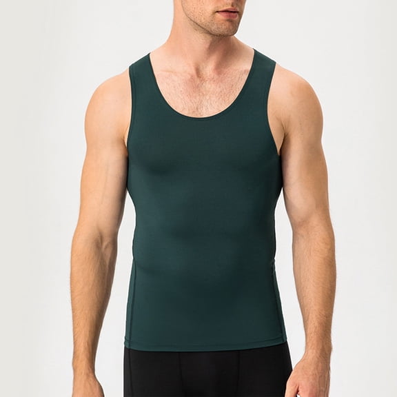 Jyeity Mens Tank Top Crew Neck Breathable Slim Tank Top, Sporty Gym Casual Tank Tops