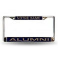 thumbnail image 2 of Notre Dame Alumni Laser Chrome License Plate Frame, 2 of 2