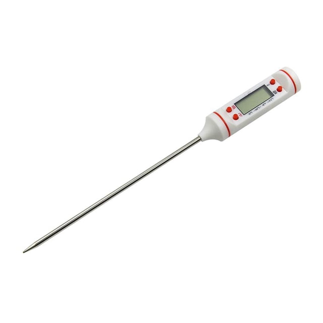 High Precision Soil Thermometer for Gardening Waterproof, Dual Temperature Sensor with LCD Backlit Screen, Plug-in Probe for Greenhouse, Lawn & Outdoor Use