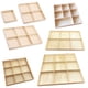 thumbnail image 1 of Caja decorativa navideña, adorno para guardar pulseras, caja de madera a cuadros, accesorios para pulseras, caja de clasificación a cuadros de 9 piezas, 1 of 3