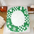 thumbnail image 5 of Castle Fairy 4-Piece King Santa Sheet Set - Lattice Xmas, 5 of 7