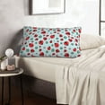 thumbnail image 6 of Fuzoiu Ladybugs And Flowers 1 Print Fuzzy Pillowcases, Super Soft Pillow Case Cover with Zipper for Bedroom, Sofa, Couch,Cozy Pillow Shams for All Seasons-14"x20", 6 of 6