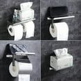 thumbnail image 2 of Mistaha Stainless Steel Tissue Rack Bathroom Multifunctional Anti-Rust Wall Mounted Paper Towel Holder with Mobile-Phone, 2 of 8