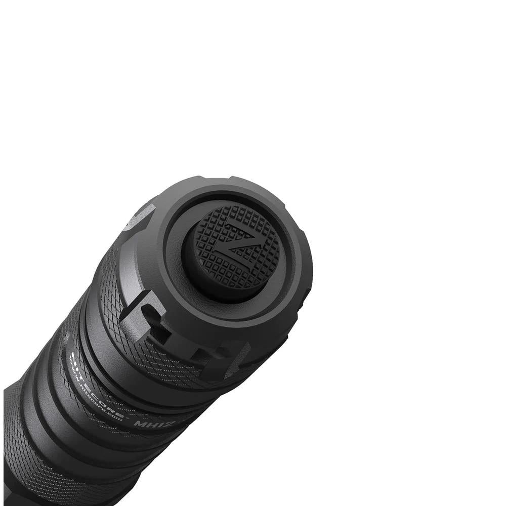 Nitecore MH12 v2 CREE XP-L2 V6 LED USB-C Rechargeable Flashlight w/5000mAh Battery, 21700, White, 1200 Lumens, Black, 6952506405985