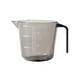 thumbnail image 1 of 1 taza medidora transparente con báscula, asa portátil y boquilla para cocina, ideal para casa, restaurante, hotel (marrón, 250 ml), 1 of 7